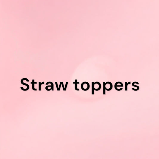 Straw toppers