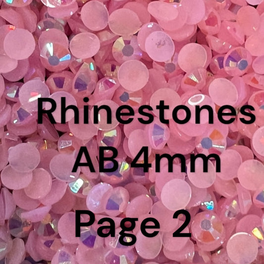 Rhinestones AB  4 mm page 2